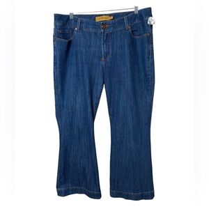 ☀️☀️ Seven7 Women's Dark Blue Flare Jeans